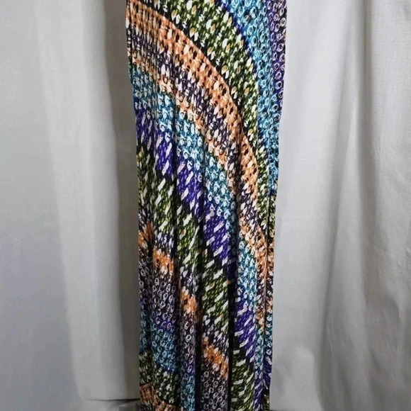 Calvin Klein Multi-colored Bubble Print Maxi Dress Women's Size 20W - Picture 4 of 6
